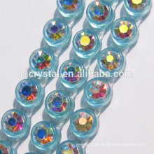 Verfügbar Single Row Plastik Rhinestone Banding Trim